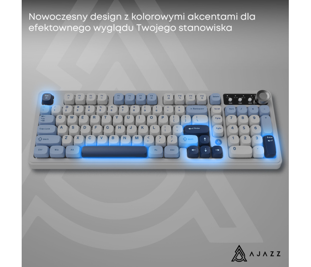 Ajazz AF98 PLUS biała - 1536381 - zdjęcie 10